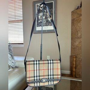 Burberry Nova Check Crossbody Vintage Bag